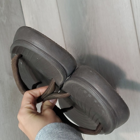 Crocs Mens Comfort Outdoor Rubber Thong Sandals Flats shoes sz 12 - Picture 6 of 10